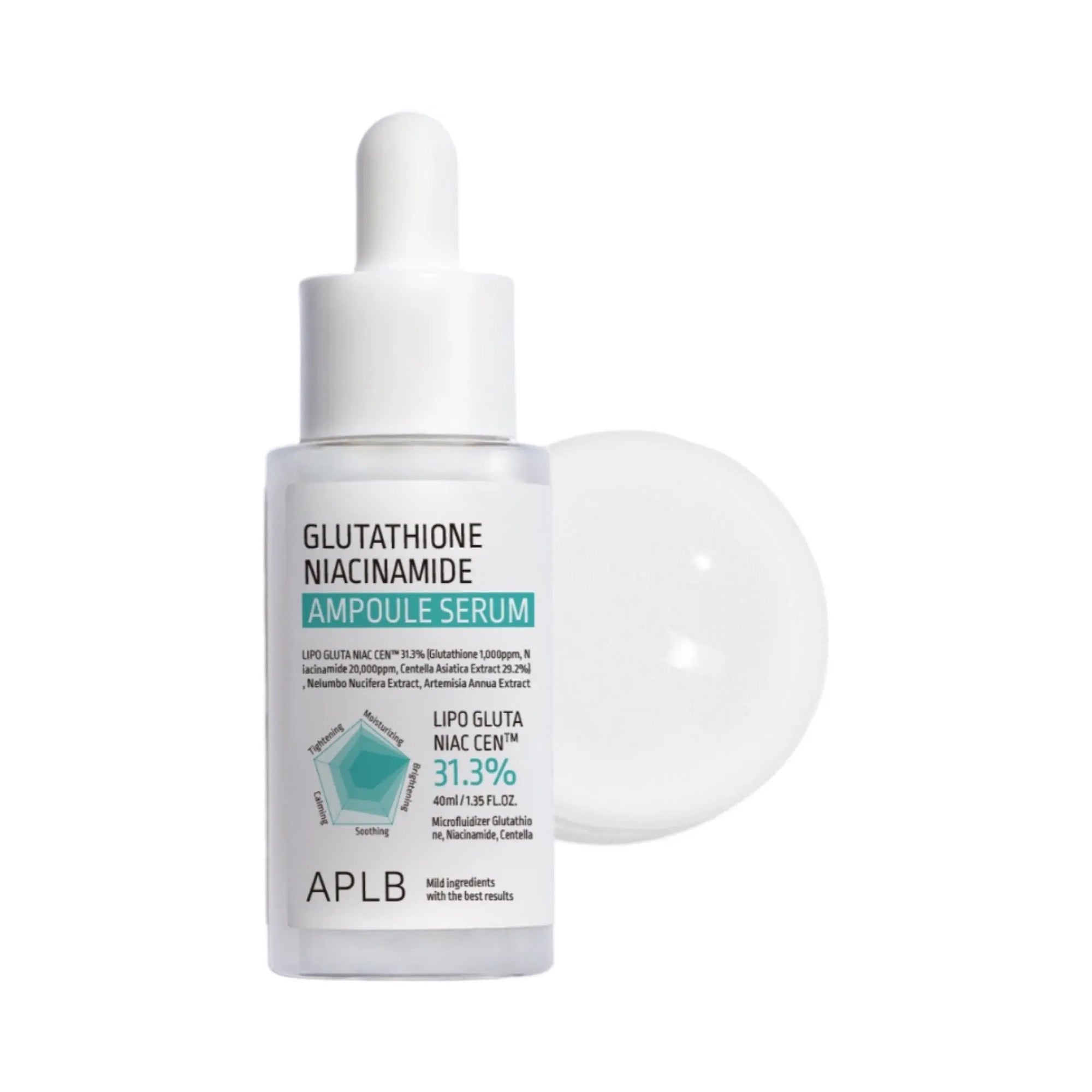 APLB - Glutathione Niacinamide Ampoule Serum 40mL APLB