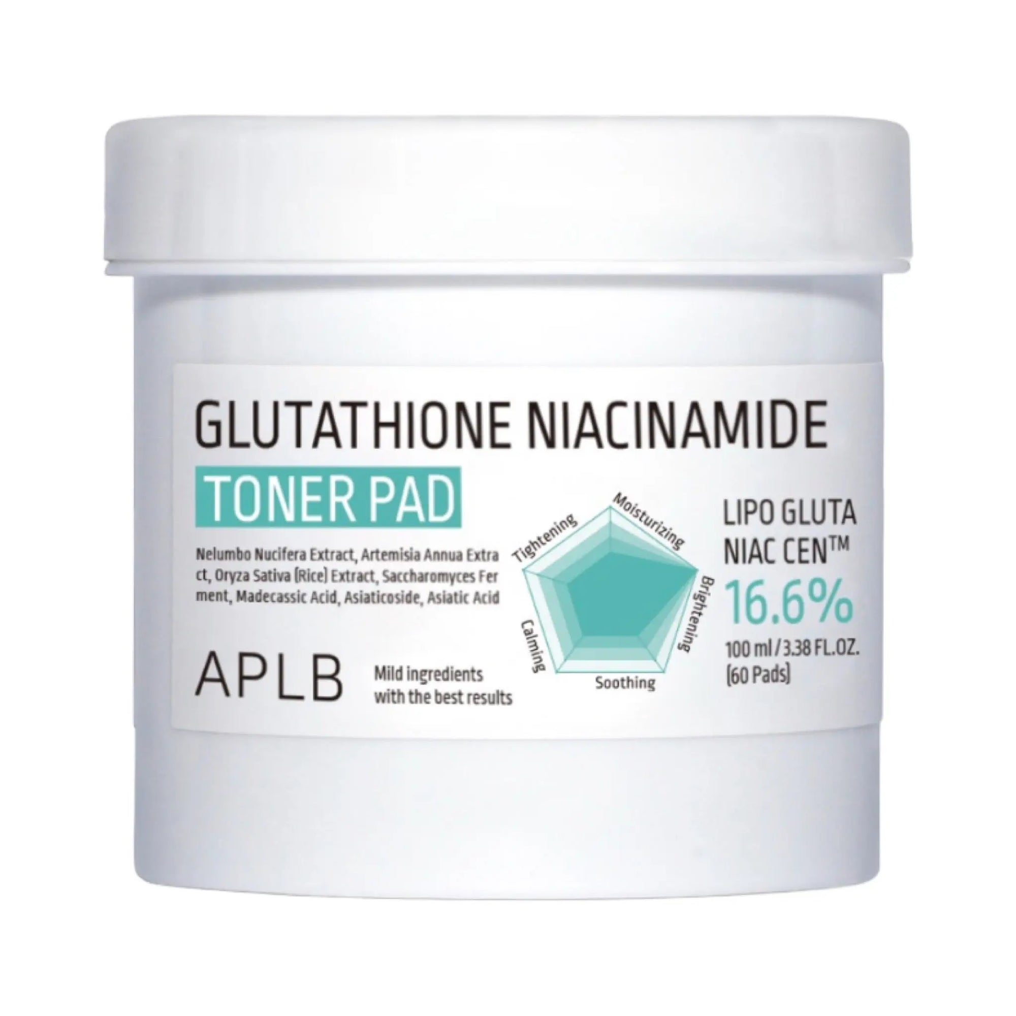 APLB - Glutathione Niacinamide Toner Pad (60 pads) APLB