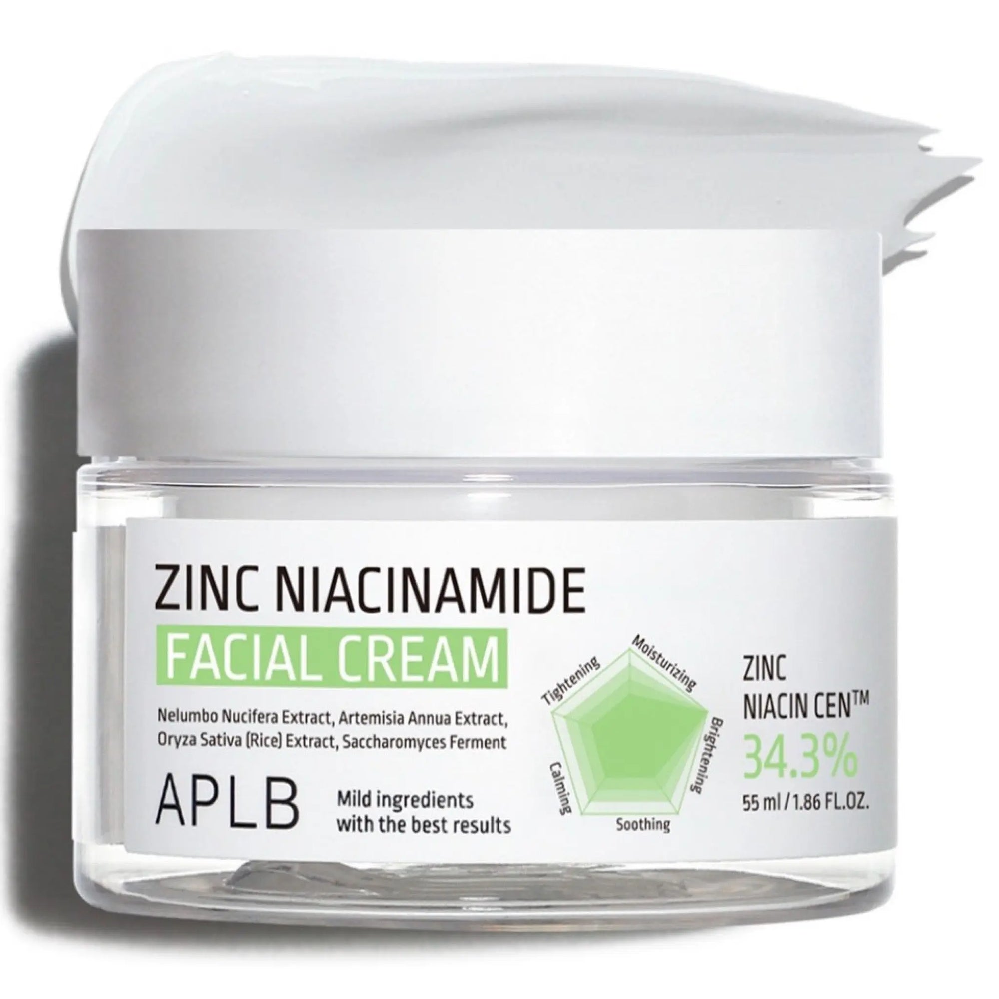 APLB - Zinc Niacinamide Facial Cream 55mL APLB