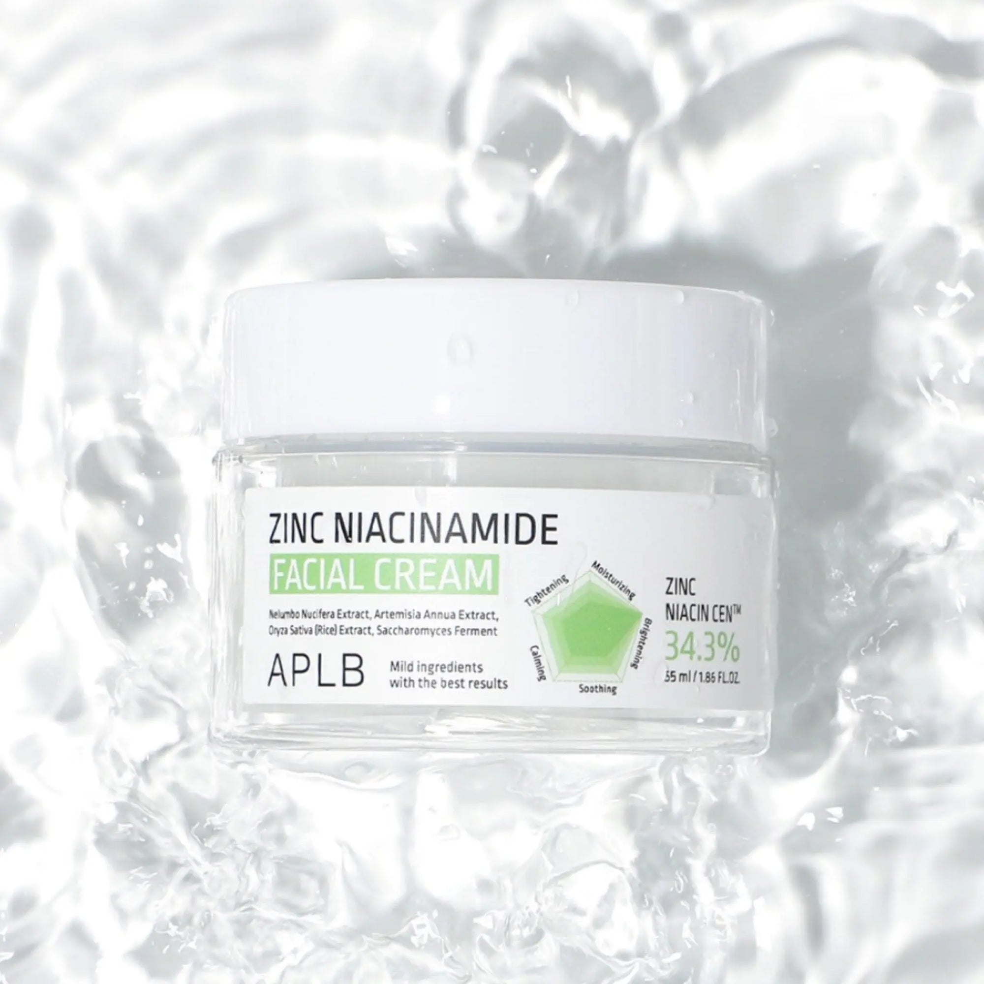 APLB - Zinc Niacinamide Facial Cream 55mL APLB