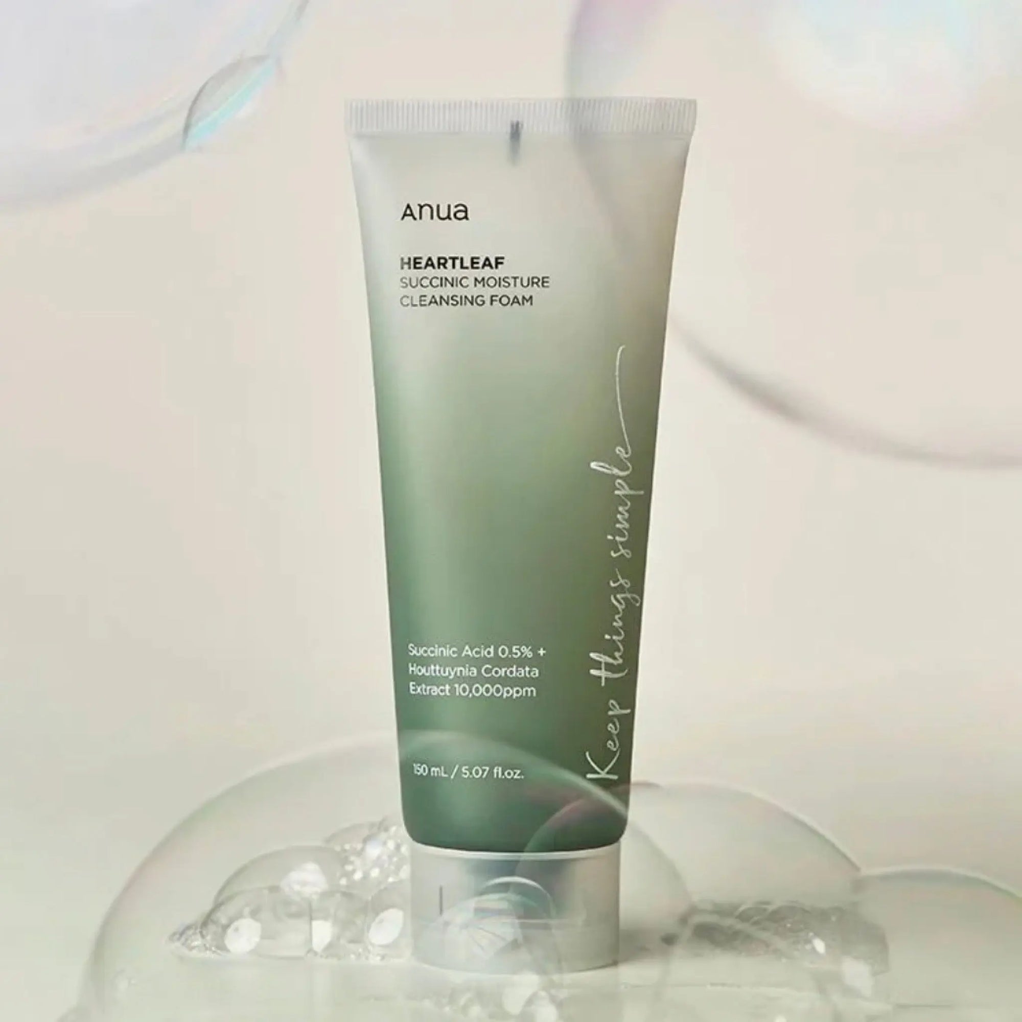 Anua - Heartleaf Succinic Moisture Cleansing Foam 150mL Anua