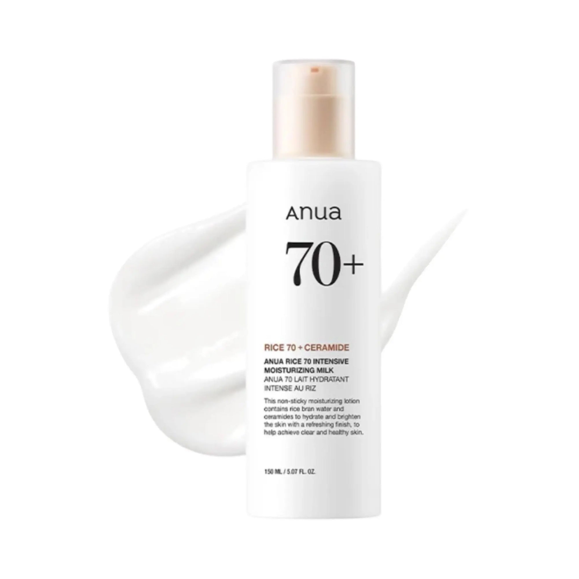 Anua - Rice 70 Intensive Moisturizing Milk 150mL Anua