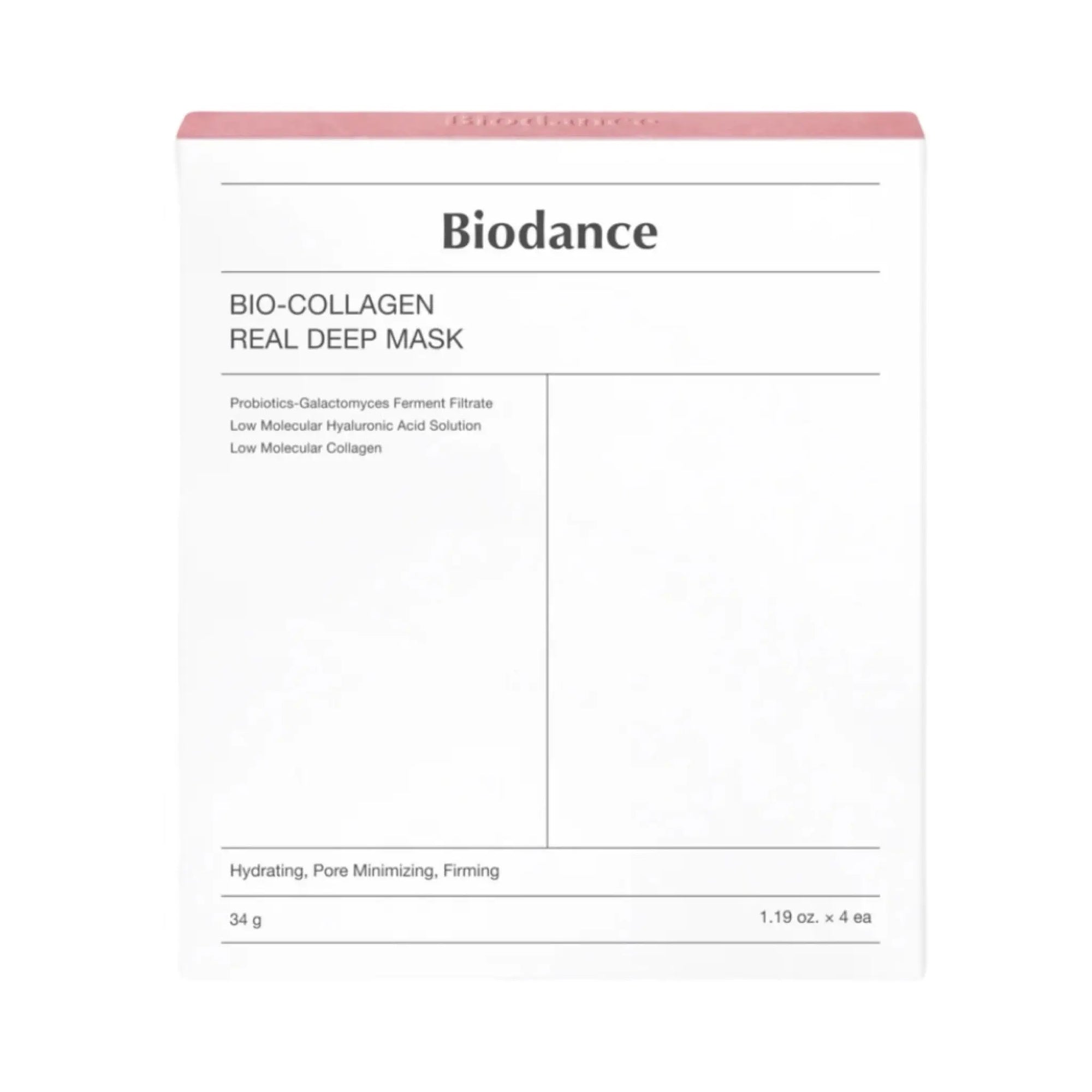 Biodance - Bio-Collagen Real Deep Mask (4ea) Biodance