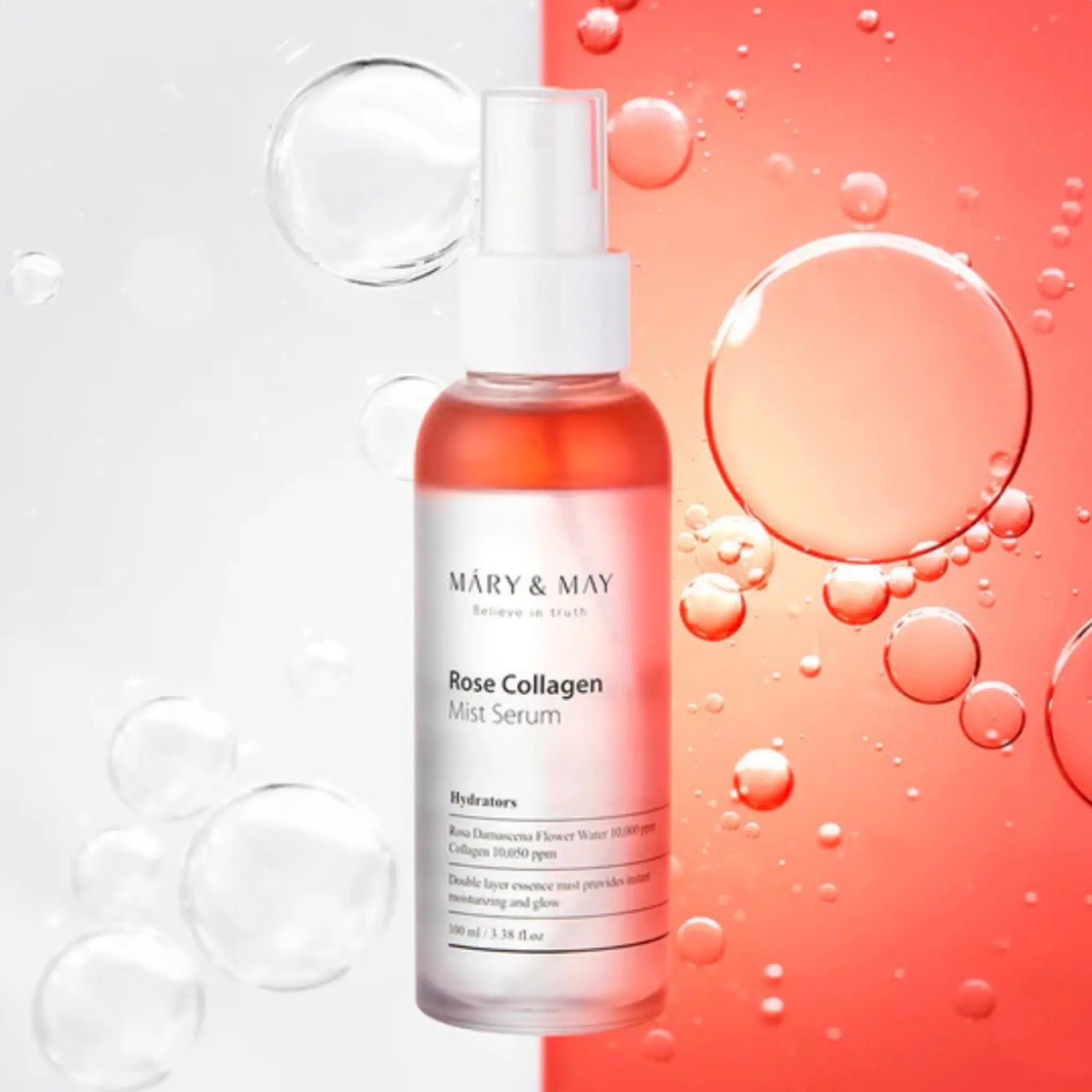Mary & May - Rose Collagen Mist Serum 100mL Mary & May