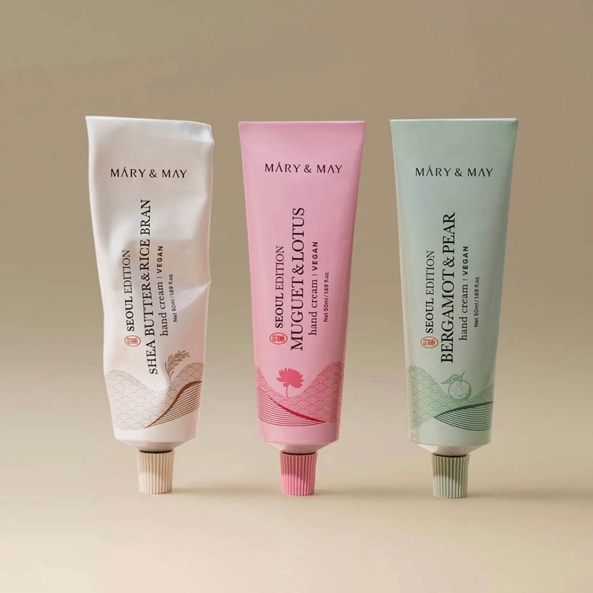 [Mary&May] Seoul Edition Hand Cream Trio Set (50mlx3) Mary & May