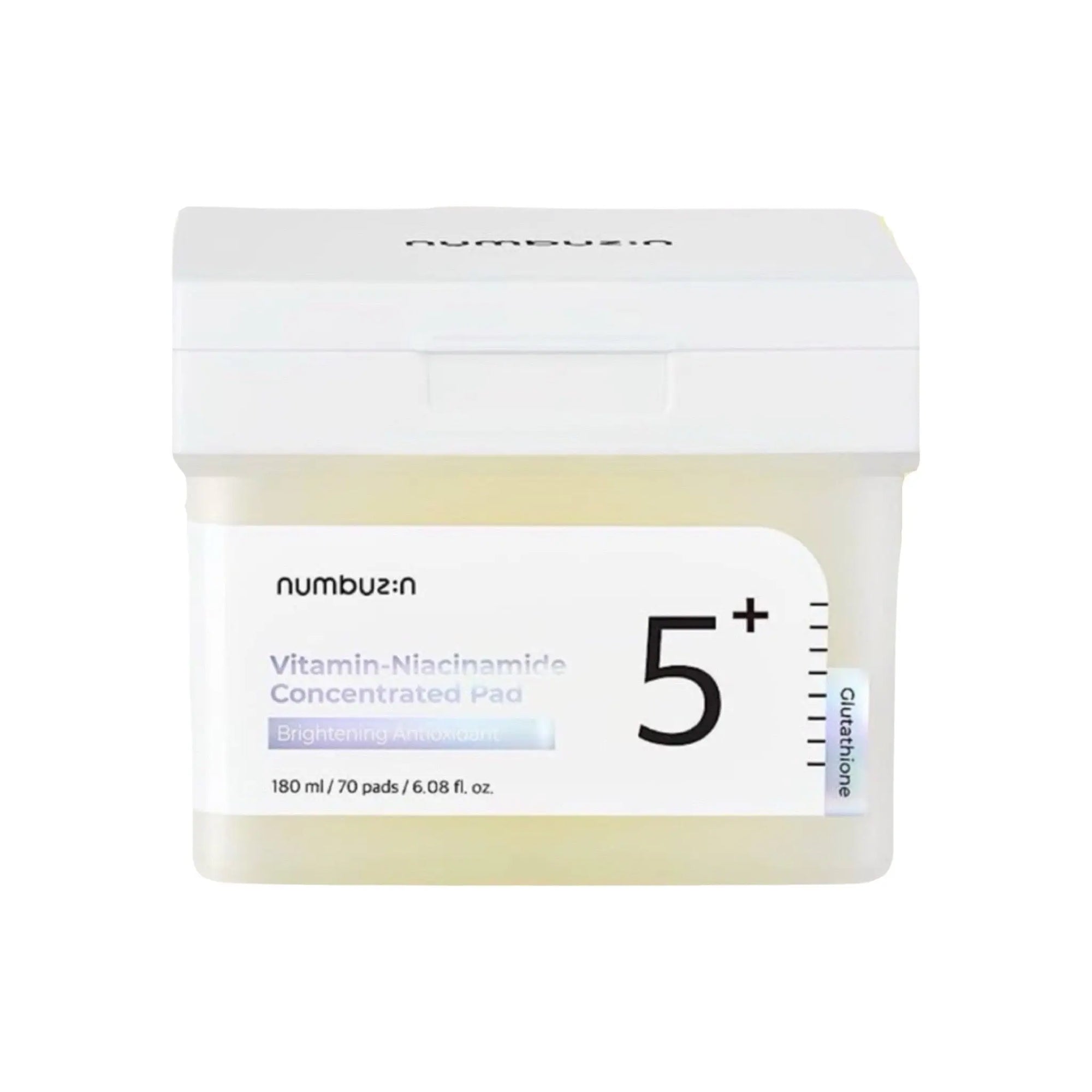 Numbuzin - No.5 Vitamin-Niacinamide Concentrated Pad 180mL (70 Pads) Numbuzin