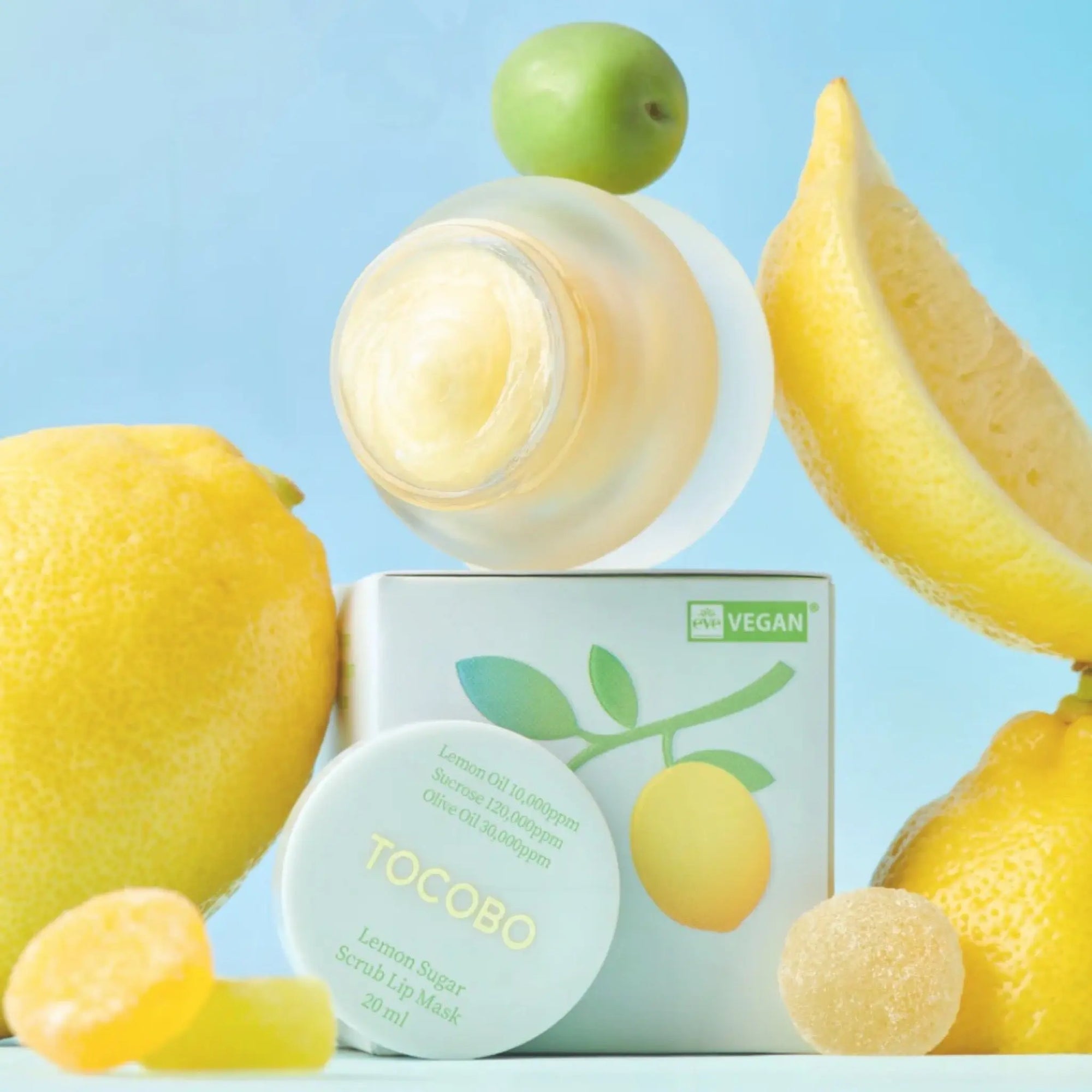 Tocobo - Lemon Sugar Scrub Lip Mask 20mL Tocobo