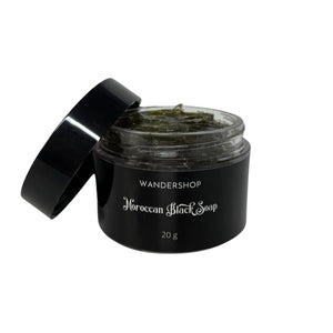 WANDERSHOP - Moroccan Black Soap & Hammam Glove  20mL WanderShop