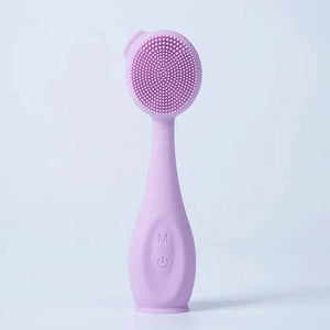 WANDERSHOP - Silicone Gemstone Vibration Heating Facial Brush WanderShop