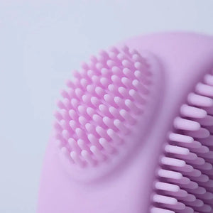 WANDERSHOP - Silicone Gemstone Vibration Heating Facial Brush WanderShop