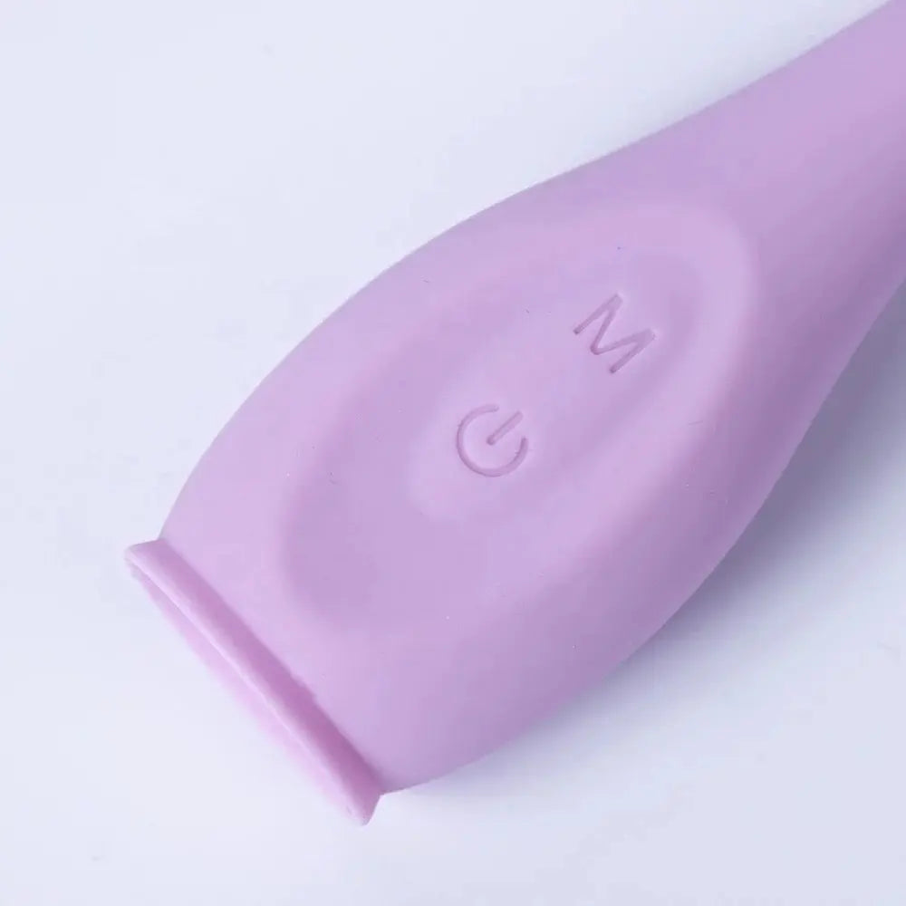 WANDERSHOP - Silicone Gemstone Vibration Heating Facial Brush WanderShop